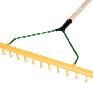 16PST Polypropylene Soil/Bunker Rake Short tooth